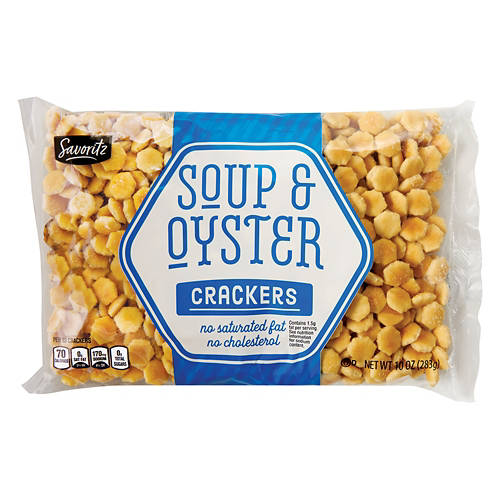 Savoritz Soup & Oyster Crackers, 10 oz